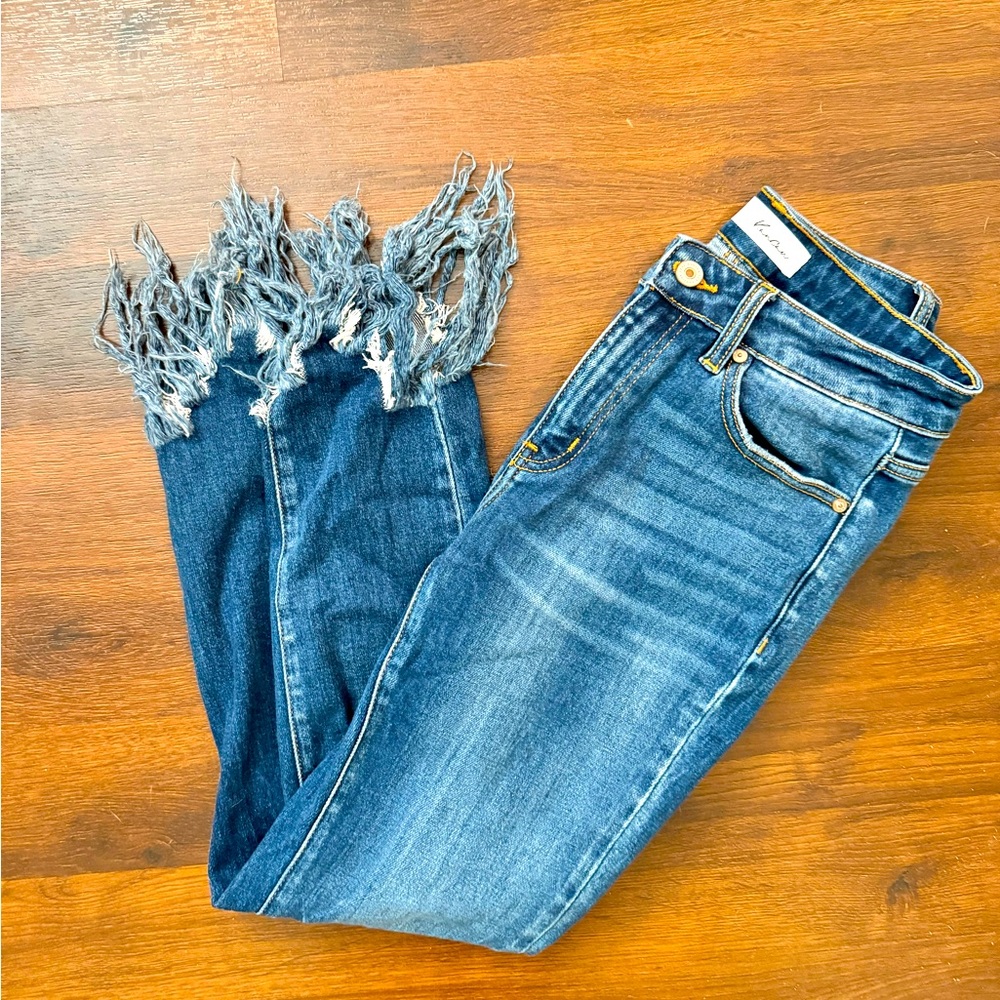 KanCan fringe jeans